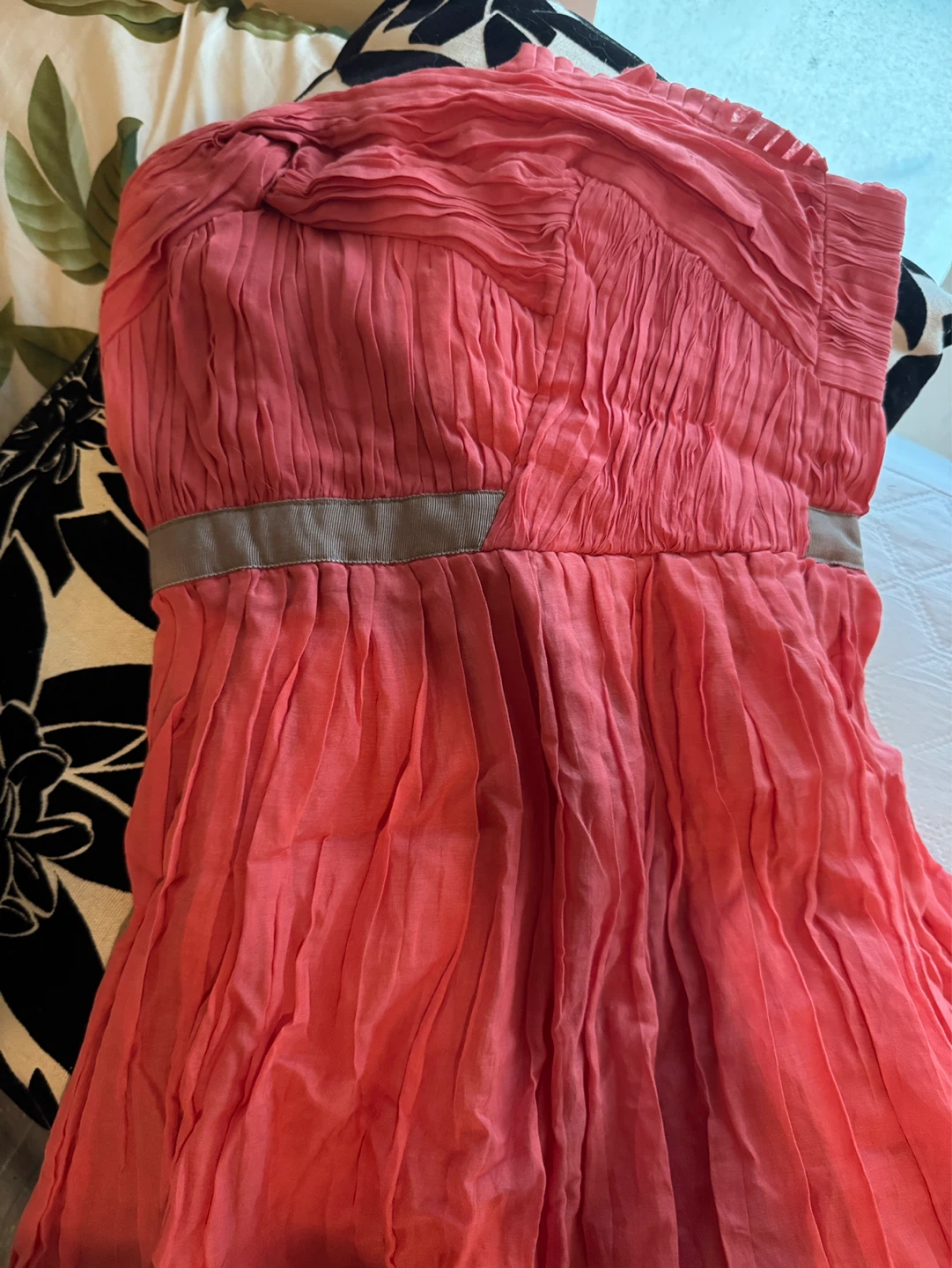 Mango asymmetrical pleated dress size 4 - photo 3