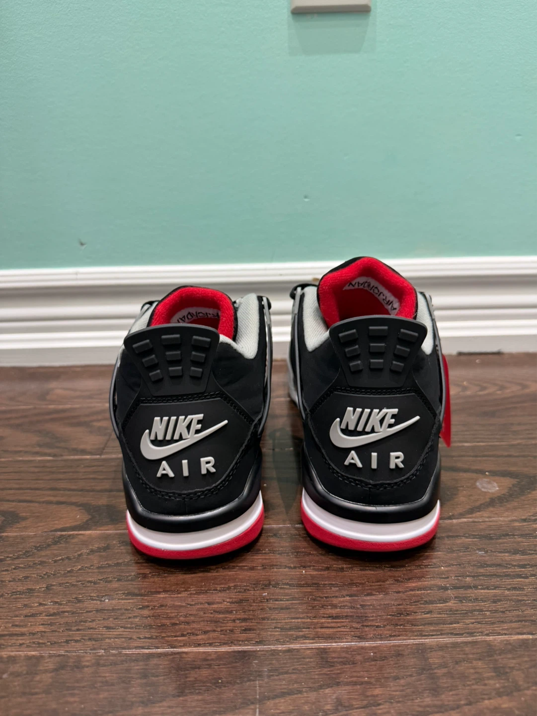 Nike Air Jordan 4 "Bred" Kids Shoes - photo 3
