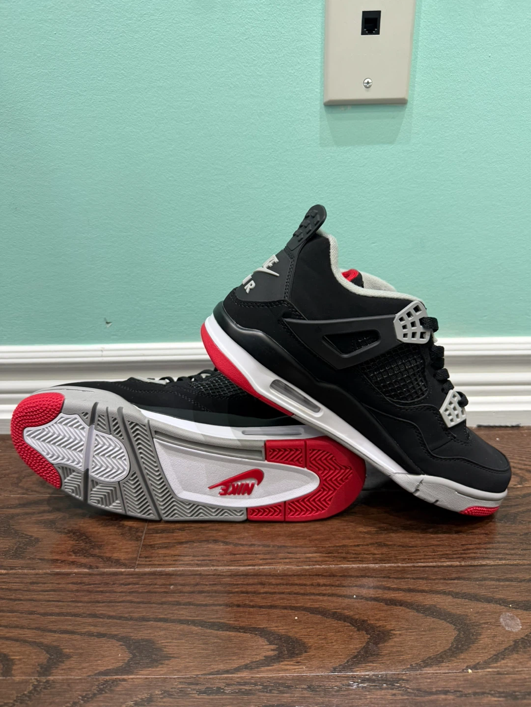 Nike Air Jordan 4 "Bred" Kids Shoes