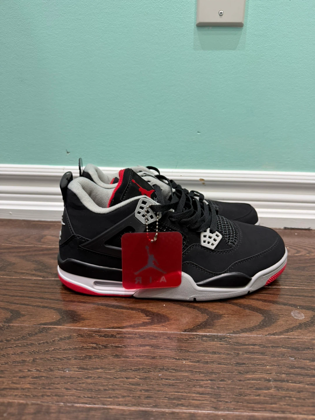 Nike Air Jordan 4 "Bred" Kids Shoes - photo 2