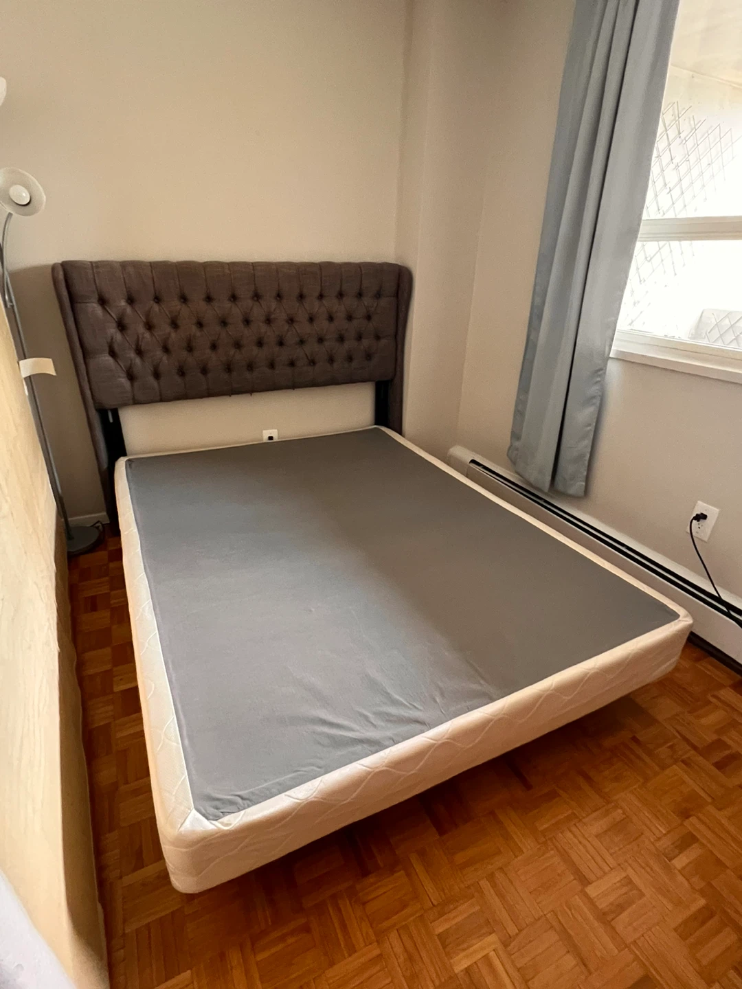 Queen Size Bed, Headboard and Spring Box - photo 3