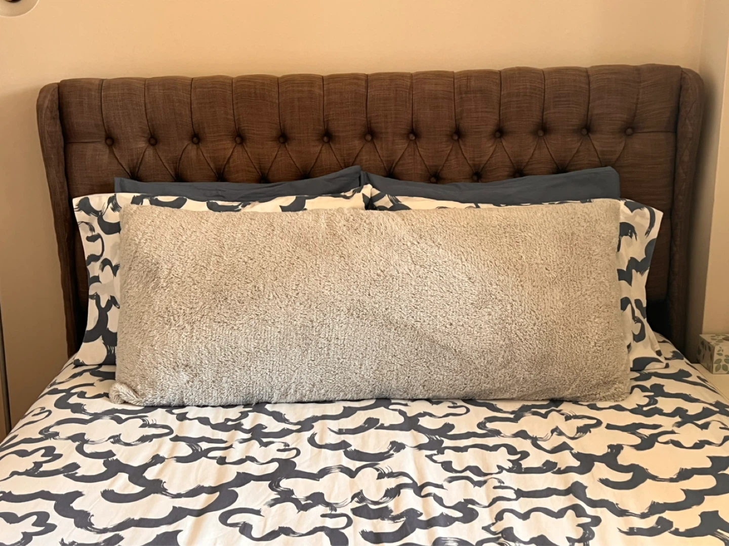 Queen Size Bed, Headboard and Spring Box - photo 2