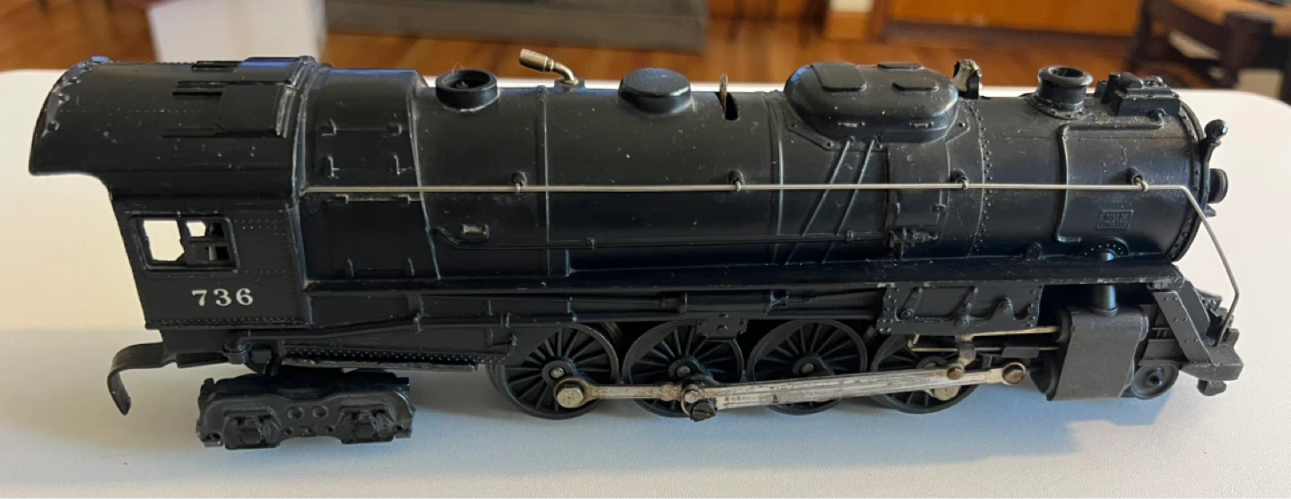 Black Lionel Train Engine #736