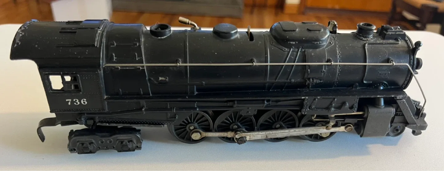 Black Lionel Train Engine #736