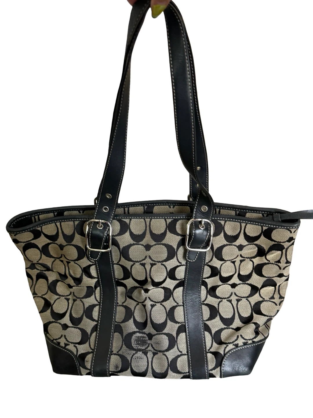 Coach Signature Canvas Tote Bag
