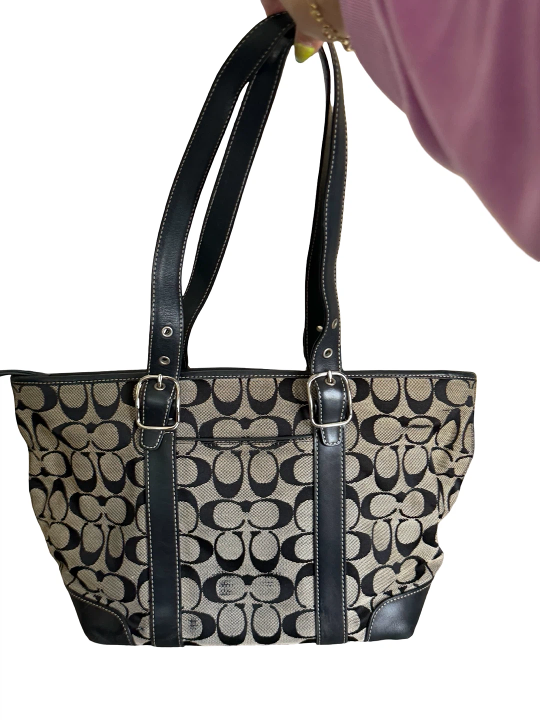 Coach Signature Canvas Tote Bag - photo 2