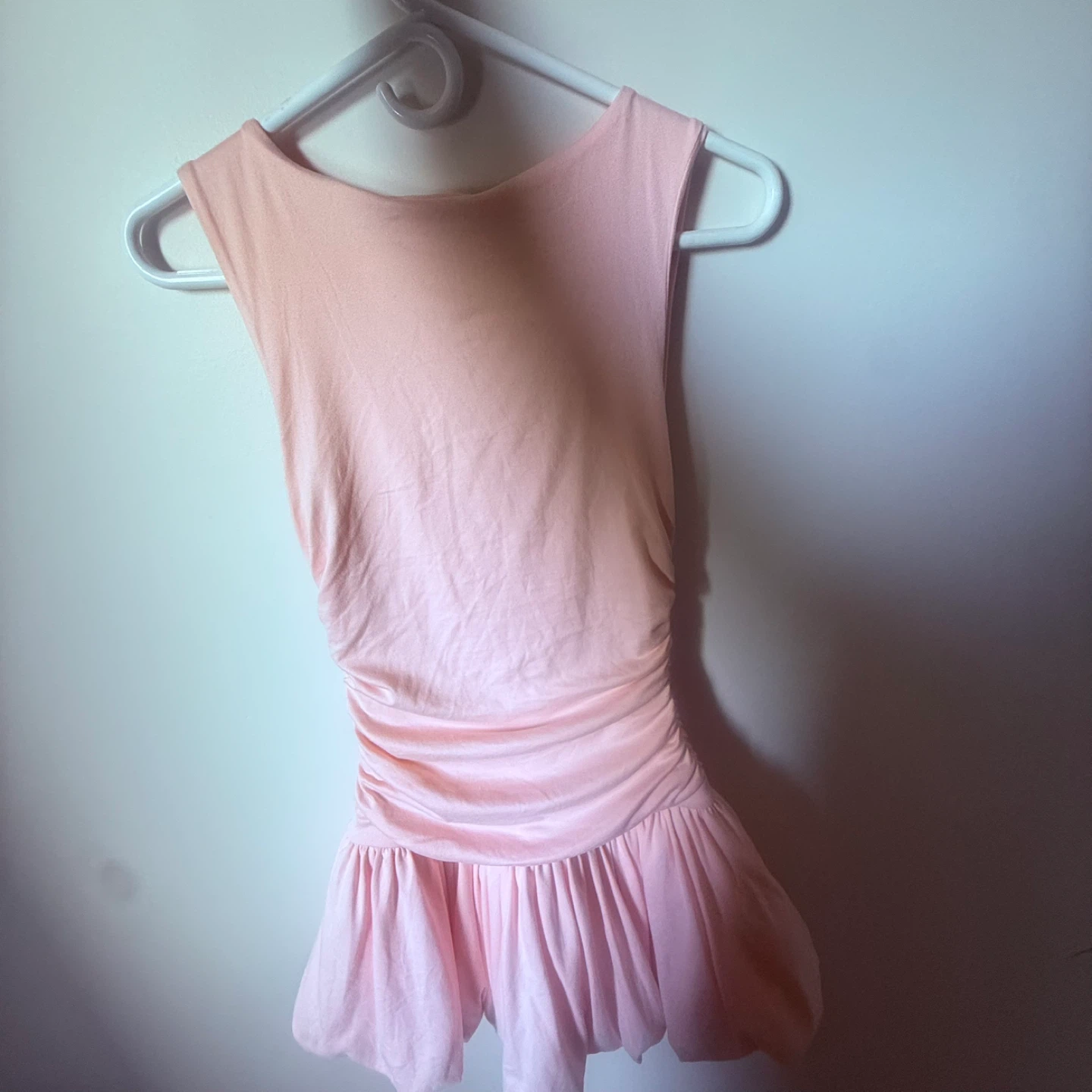 Forever 21 Pink Ruched Dress Size S