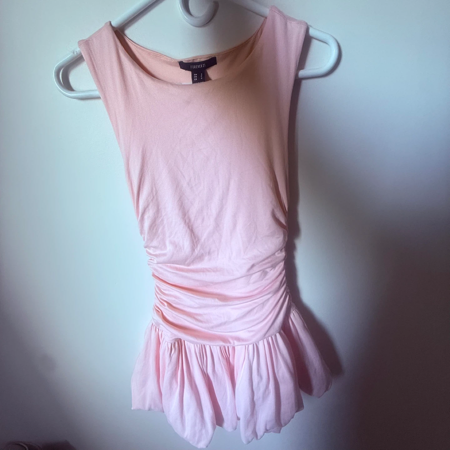Forever 21 Pink Ruched Dress Size S - photo 3
