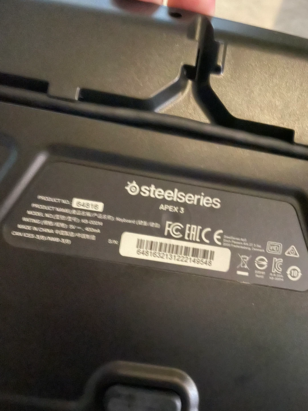 SteelSeries Apex 3 Keyboard and Rival 3 Mouse Combo - photo 2
