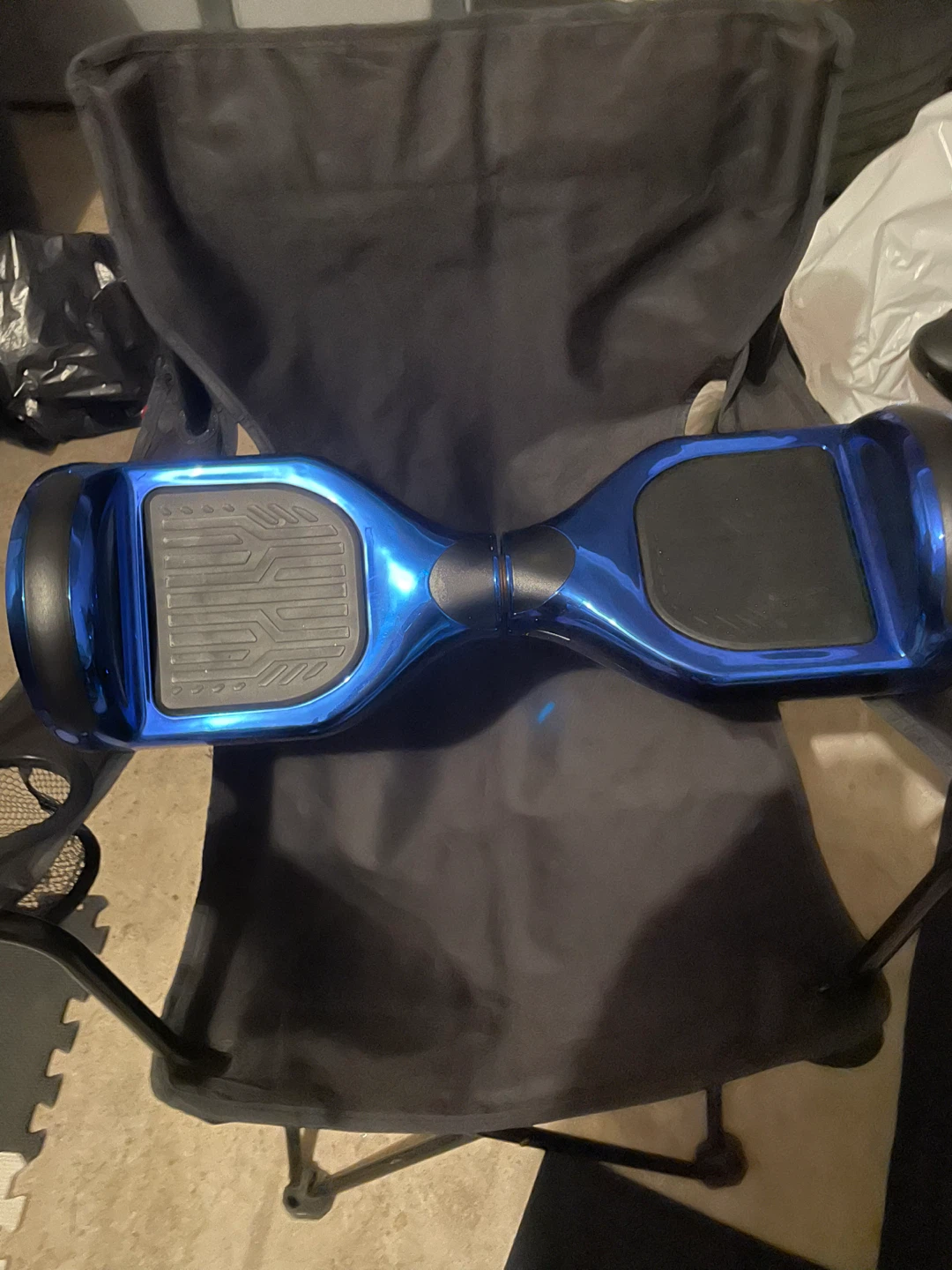 Blue and Silver Hoverboards