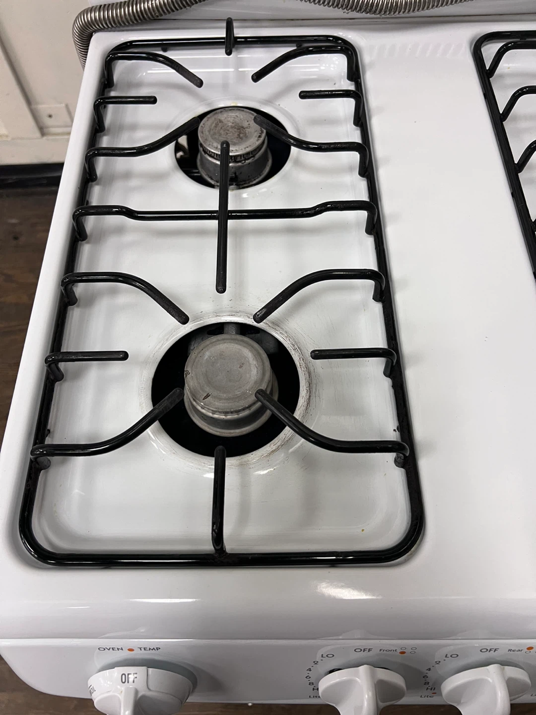 White Hotpoint Gas Range Stove Oven - photo 4