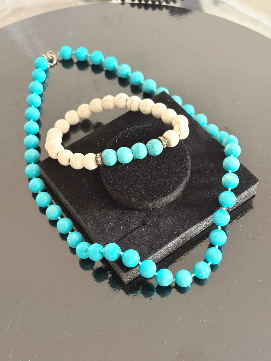 Beaded Bracelet and Necklace Set