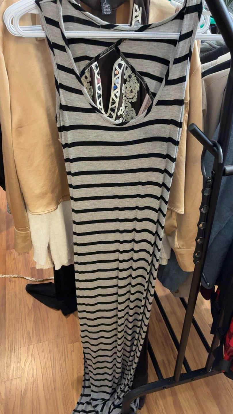 Brown Embellished Maxi Dress - photo 3