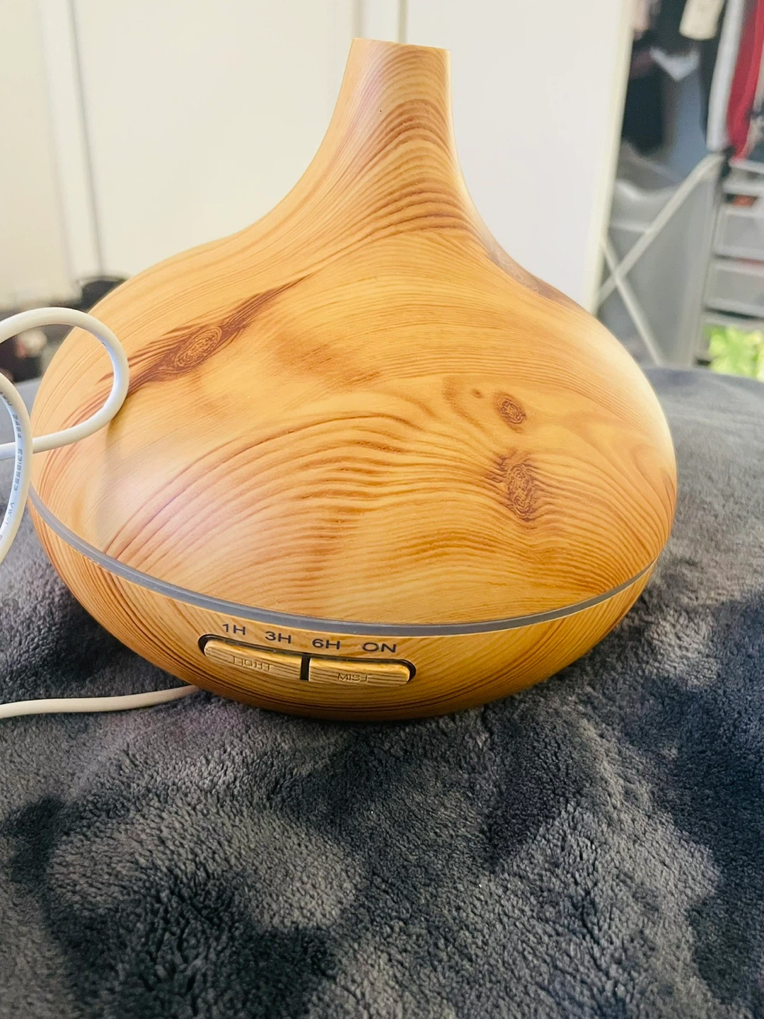 Wood Grain Aroma Diffuser with Timer Settings - photo 3