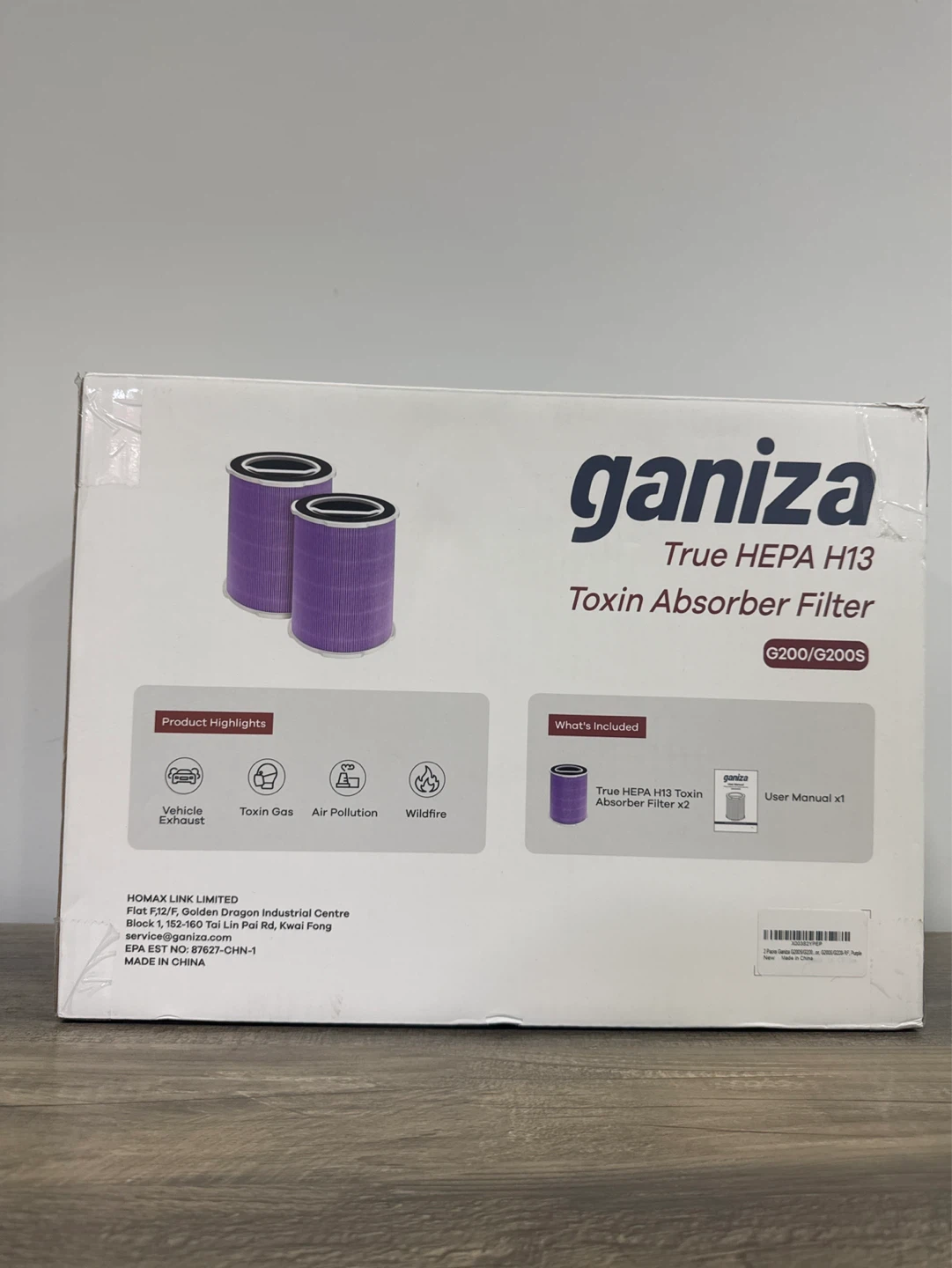 Ganiza True HEPA H13 Toxin Absorber Filters (2-Pack) - photo 2