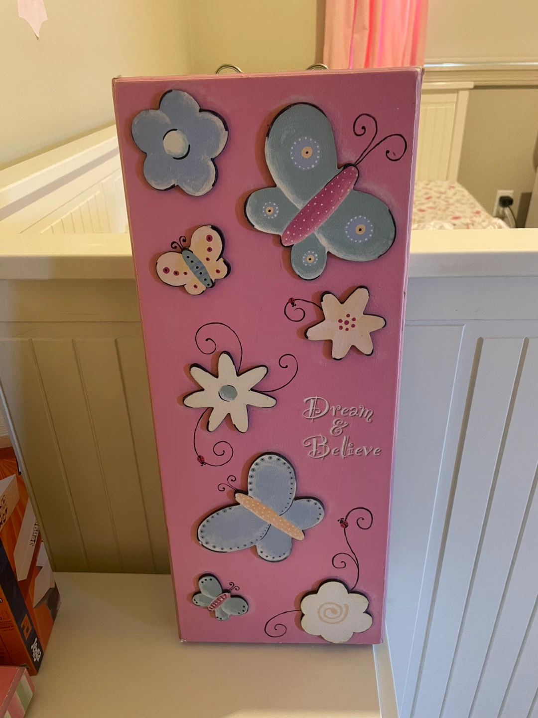 Pink Butterfly Wall Art Set - photo 2