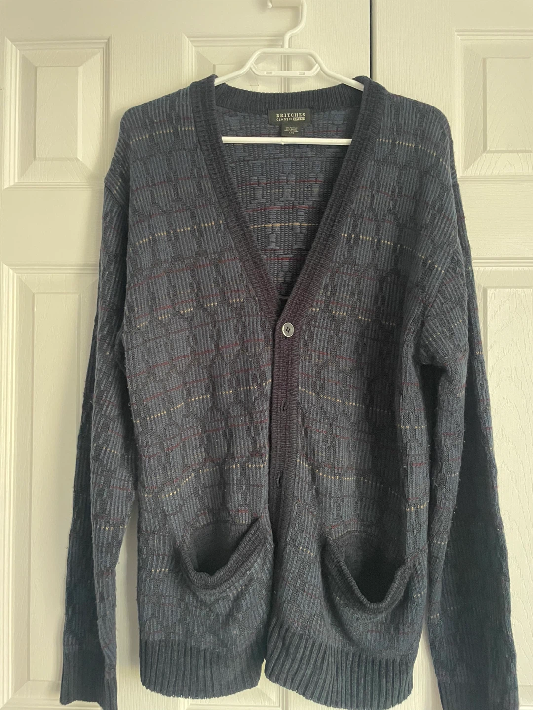 Britches Classic Sport Cardigan Navy L/G - photo 2