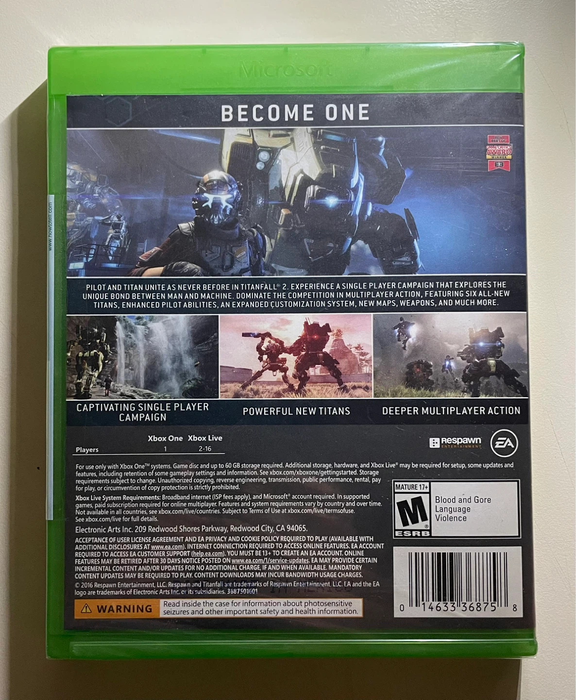Titanfall 2 Xbox One Game - photo 2