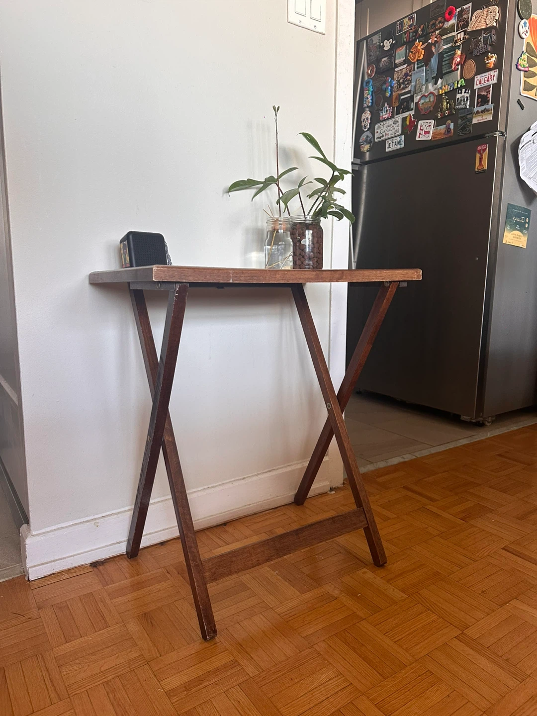 Wooden Folding Tray Table