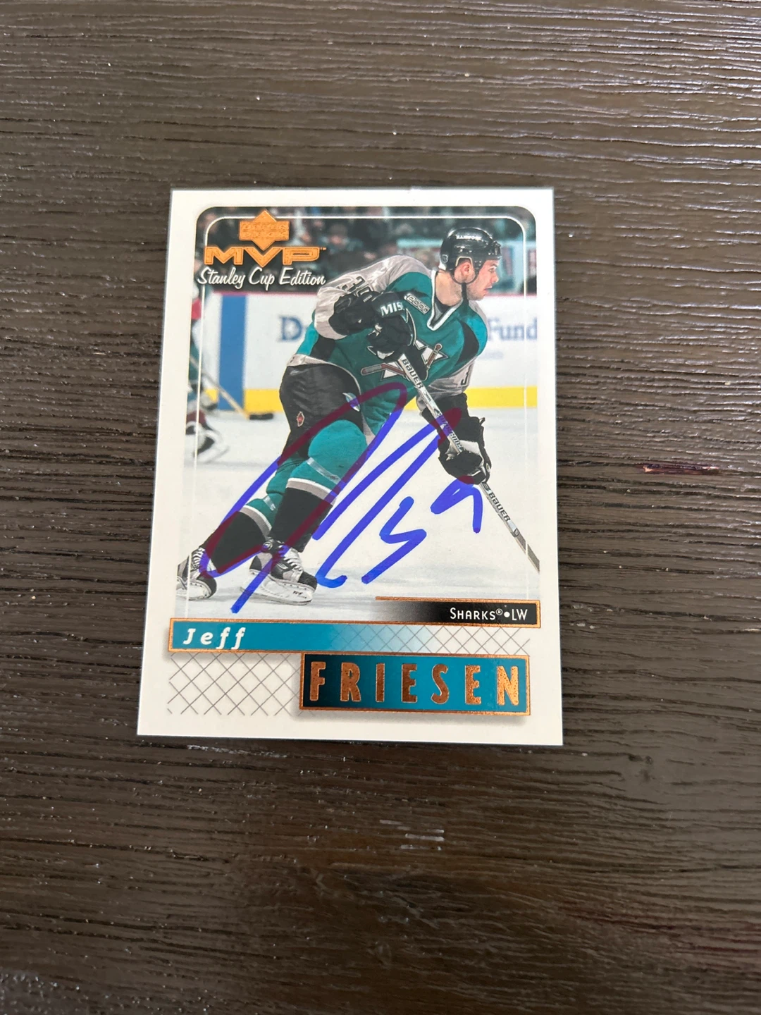 Jeff Friesen 1996-97 Upper Deck Stanley Cup Edition Hockey Card