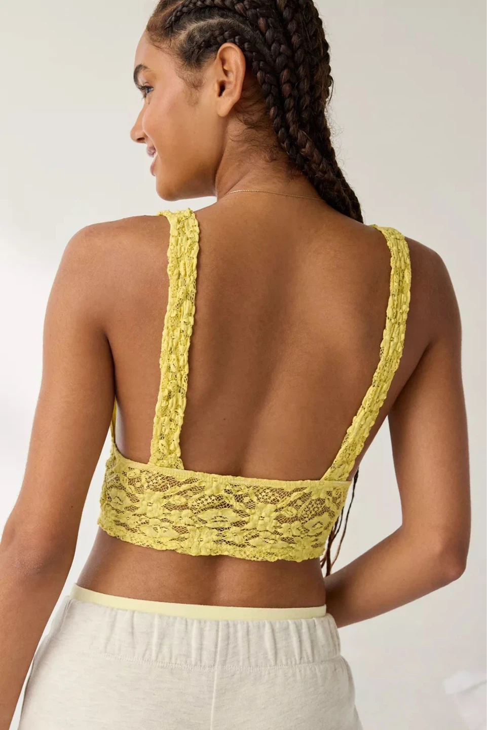 Urban Outfitters Yellow Lace Bralette | Size Small - photo 2