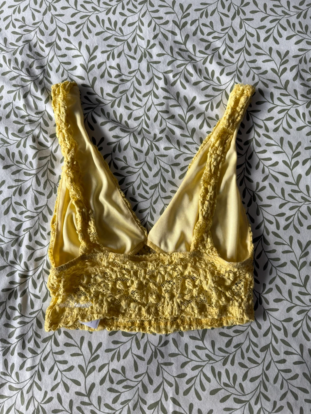 Urban Outfitters Yellow Lace Bralette | Size Small - photo 4