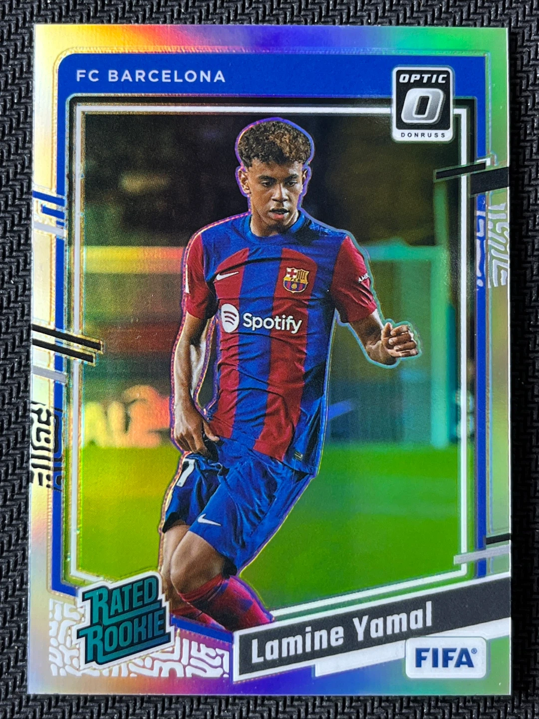 LAMINE YAMAL Rated Rookie Holo  2023-24 Panini Donruss Optic