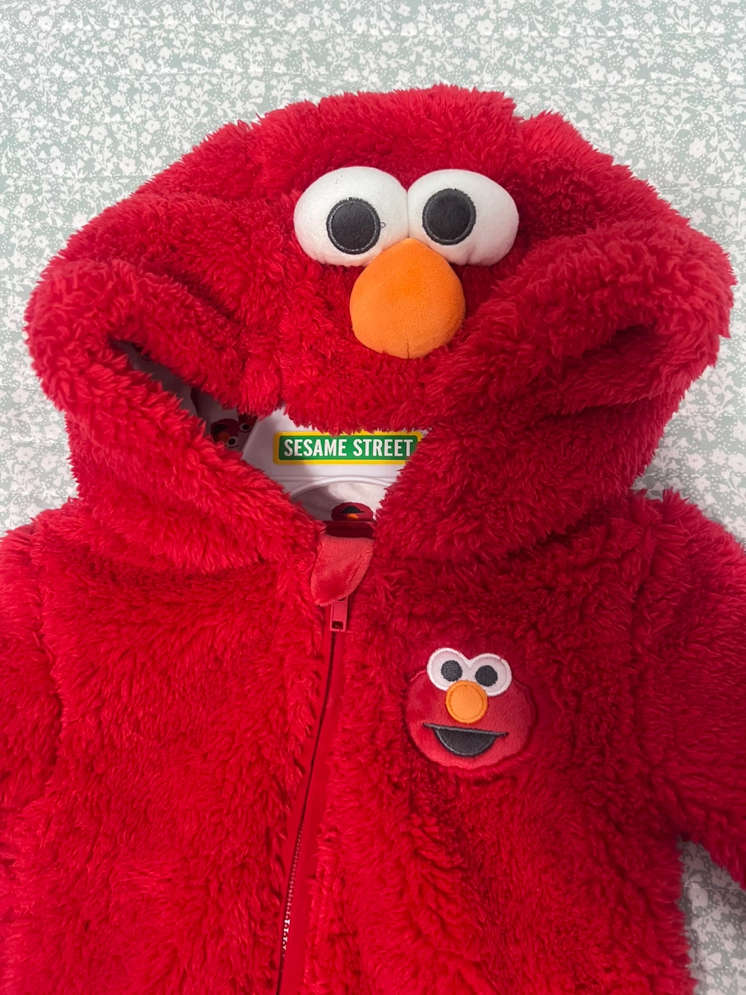 Sesame Street Elmo Fleece Hooded Snowsuit - photo 3