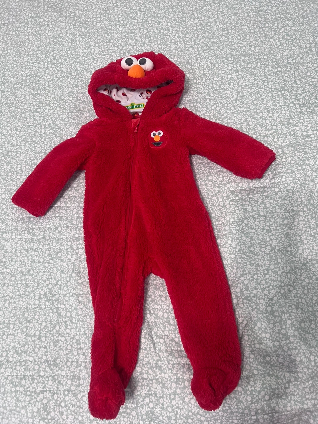Sesame Street Elmo Fleece Hooded Snowsuit