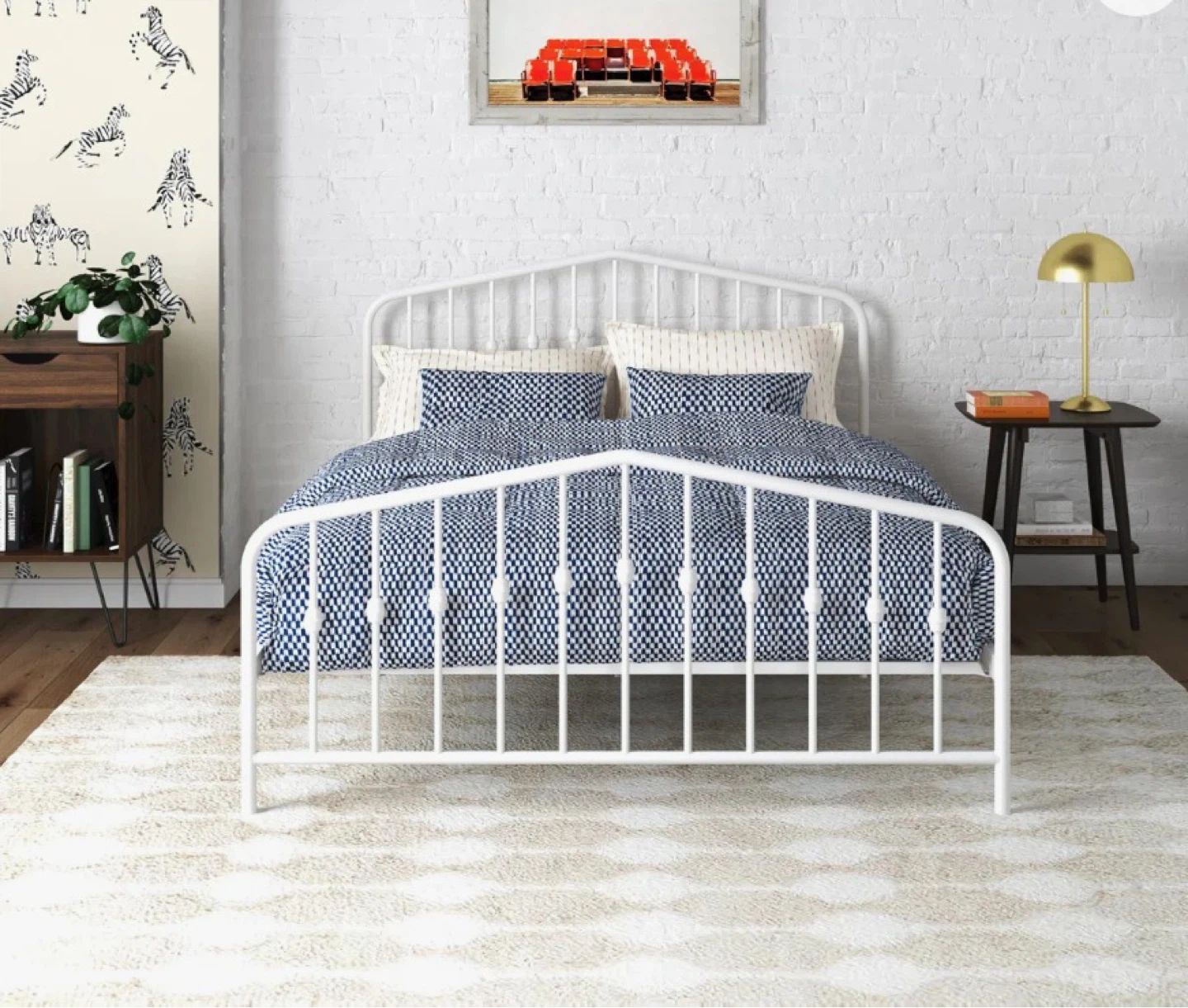 Full Bed Set - Mattress + Metal Frame (Full/Double) - photo 3