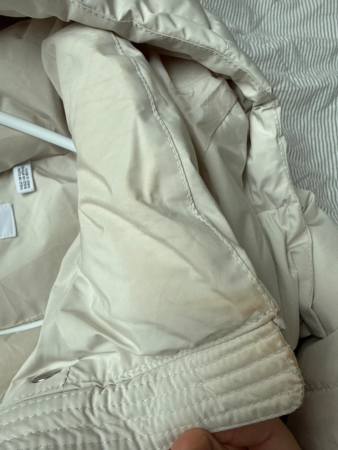 Calvin Klein Women's Puffer Coat - Size Medium - Beige - photo 3
