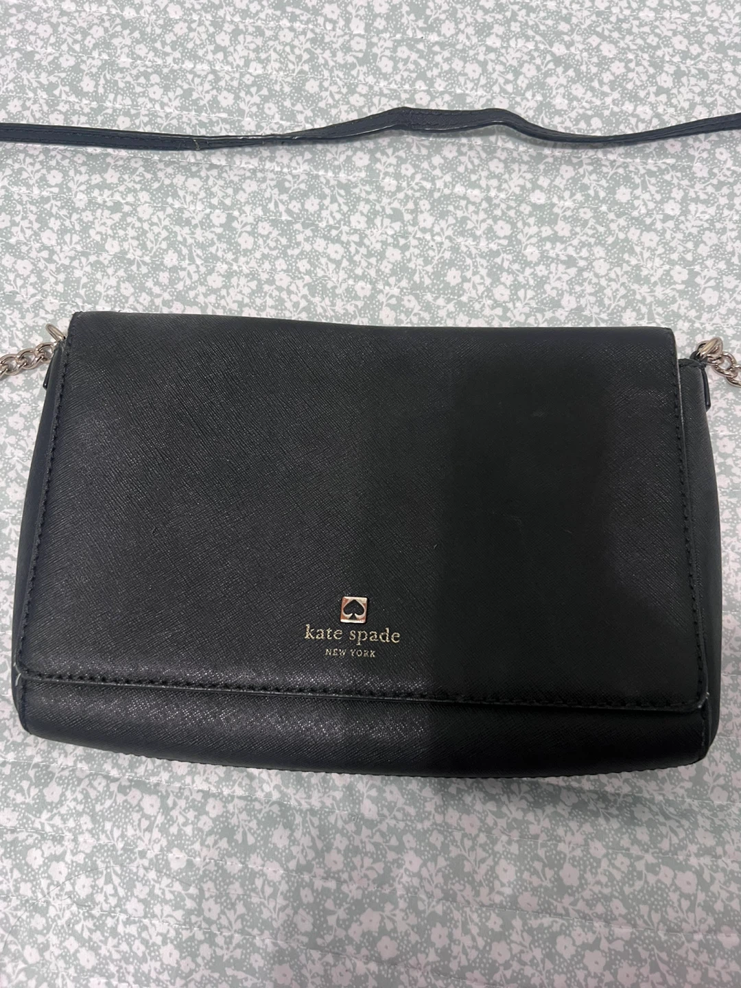 Kate Spade Black Leather Crossbody Bag