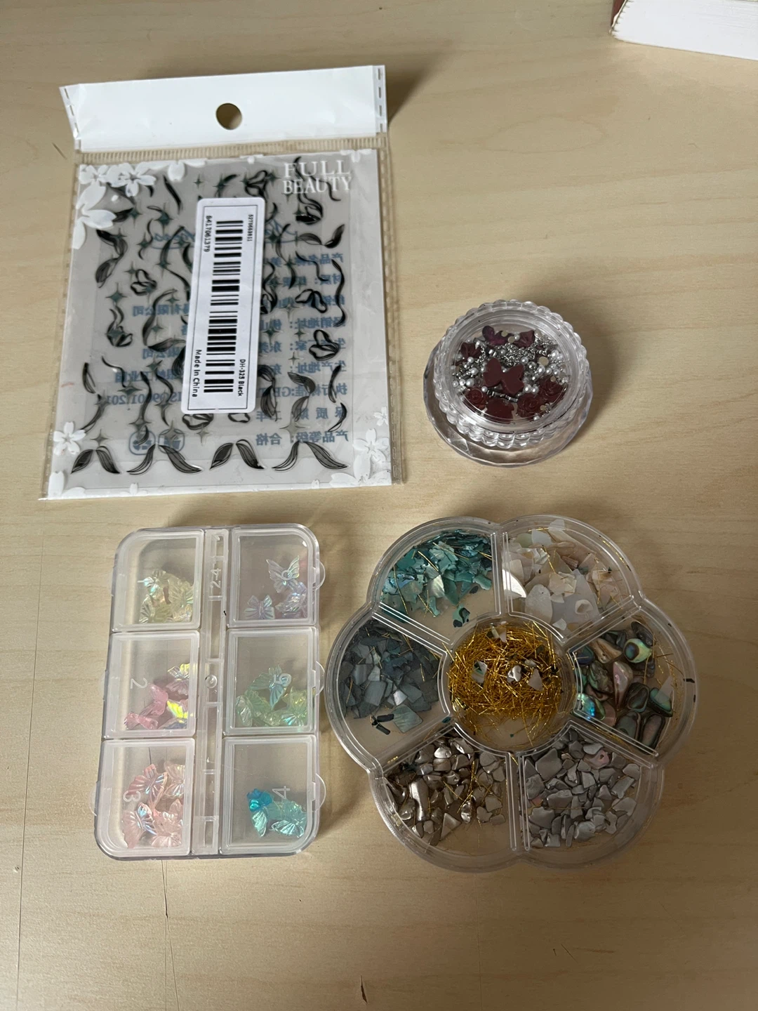 (New) Nail Art Decoration Set