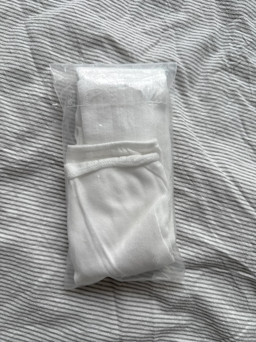 White Thigh-High Socks - photo 2