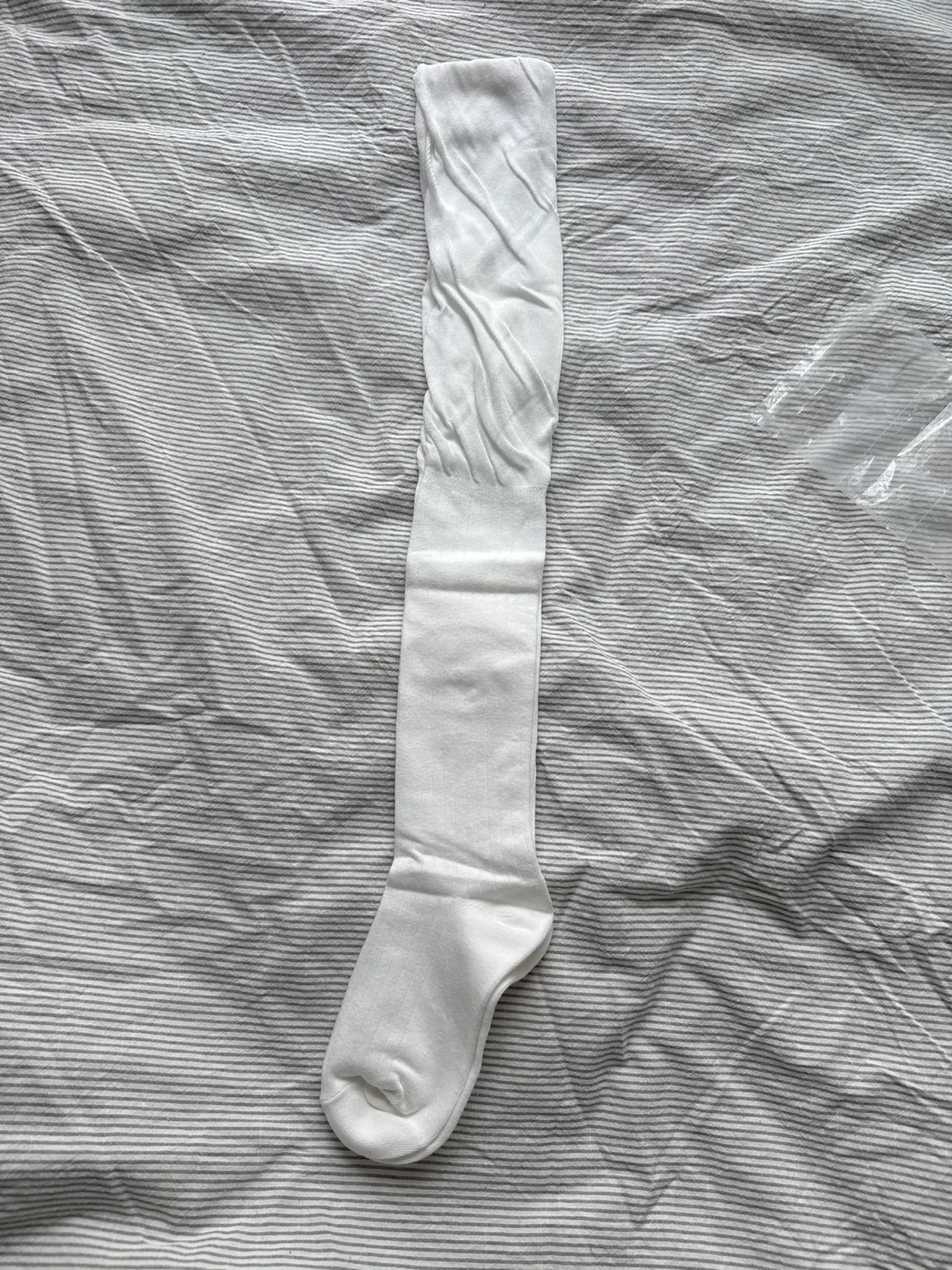 White Thigh-High Socks
