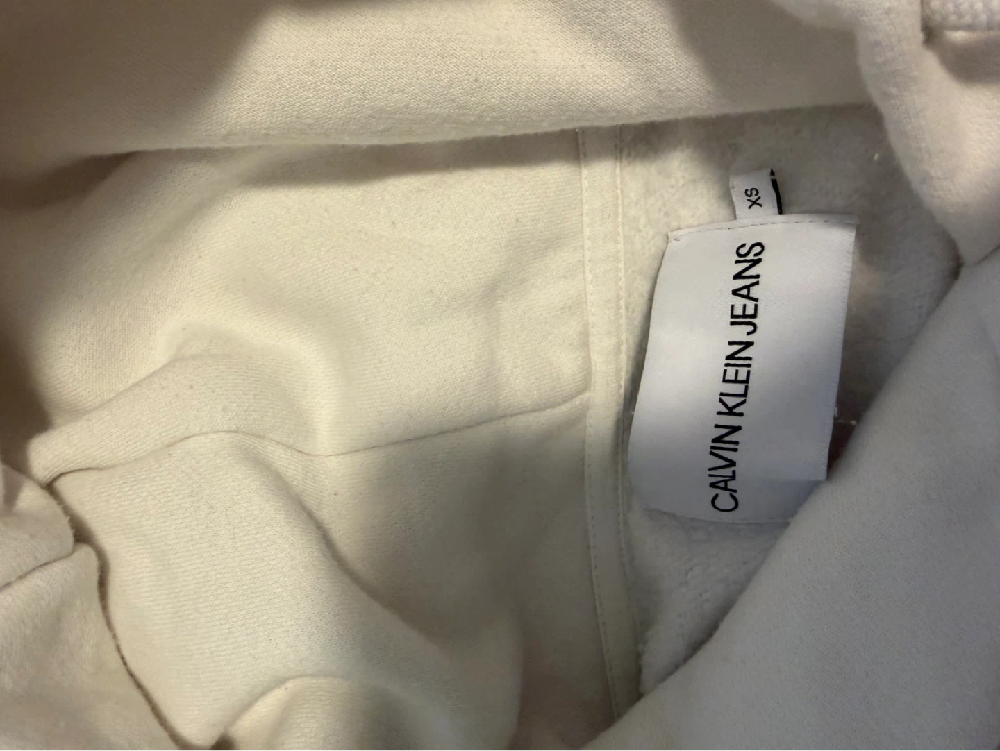 Calvin Klein White Hoodie - XS - photo 2