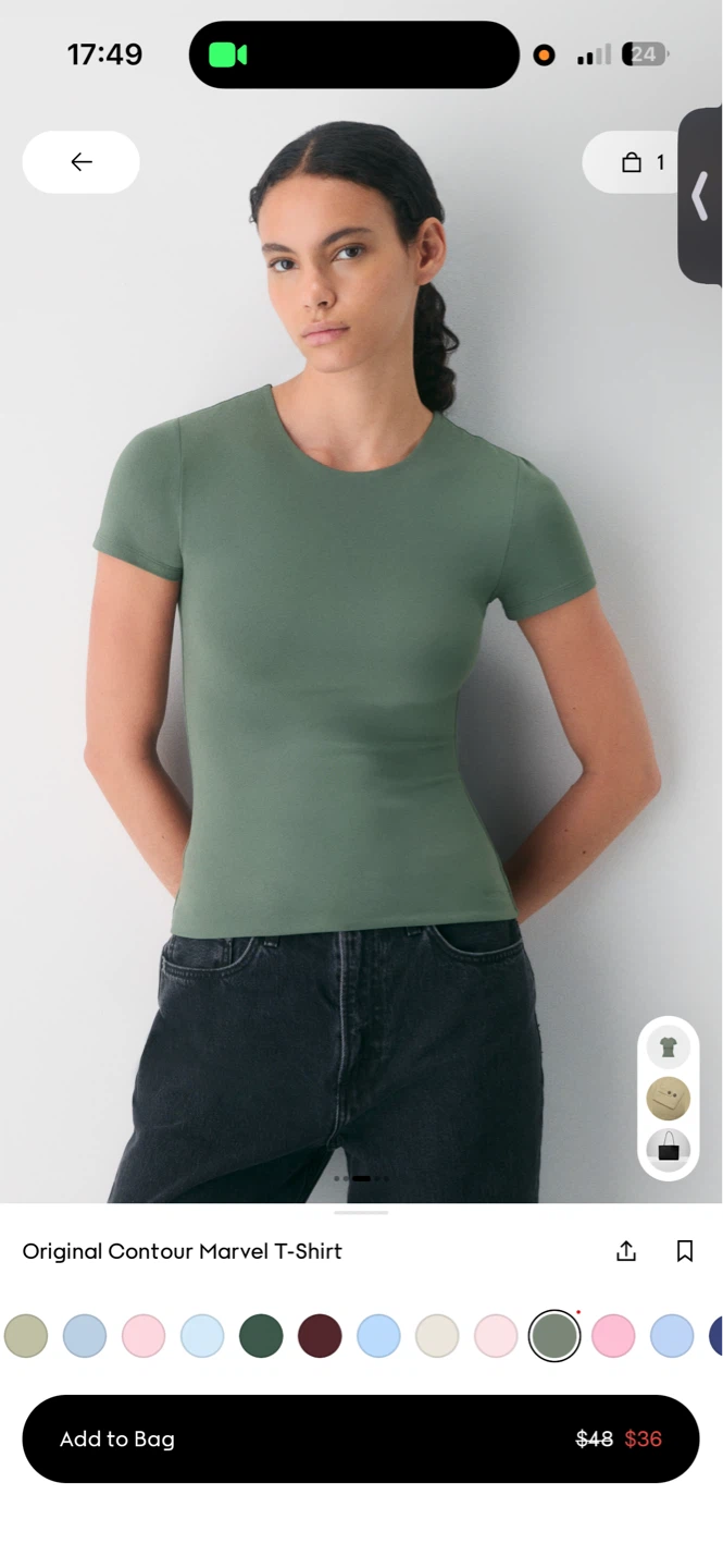 Babaton Contour Long Sleeve T-Shirt - Green - Size M - photo 4