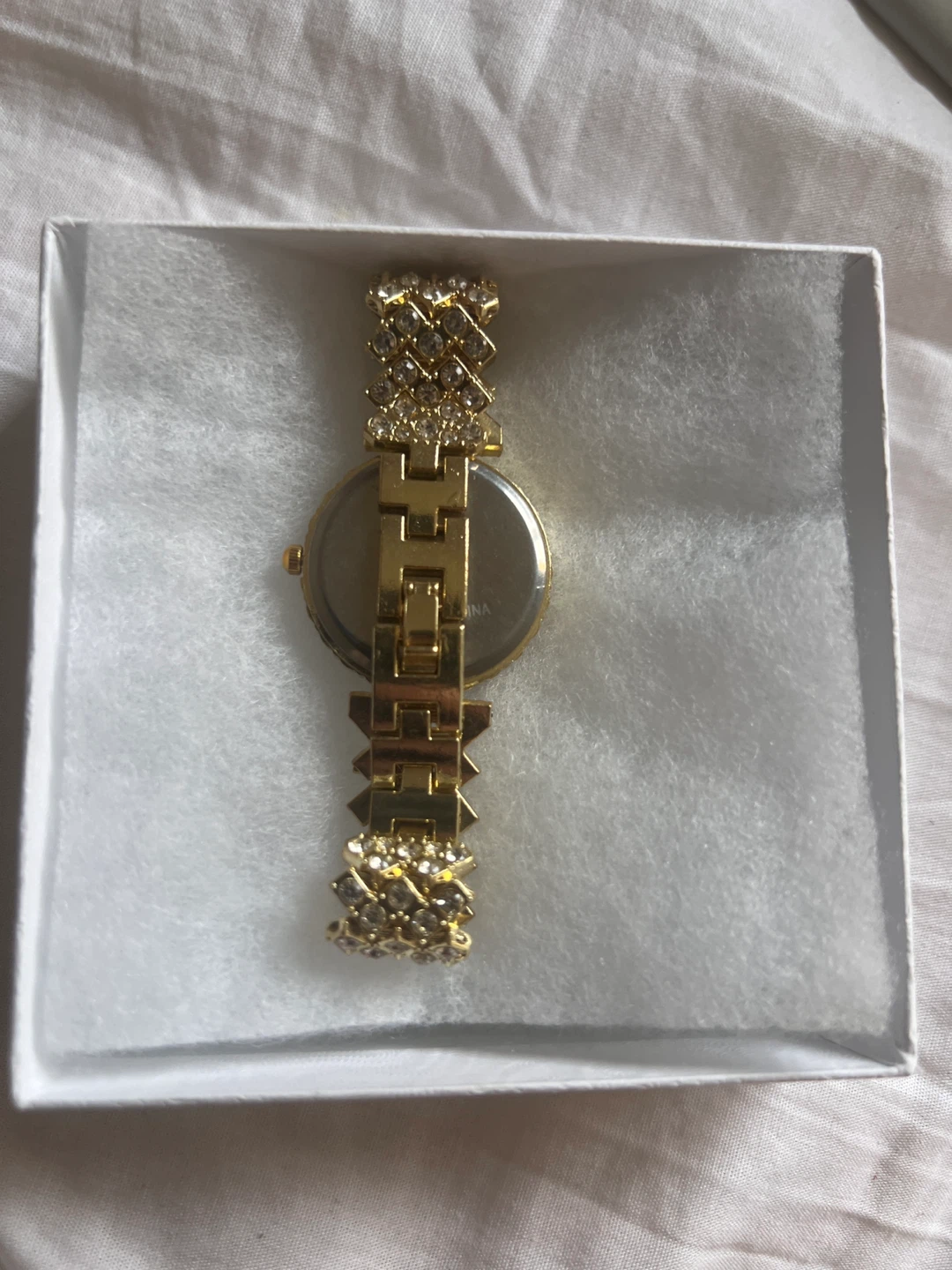 Gold Tone Crystal Accent Women's Watch - photo 2