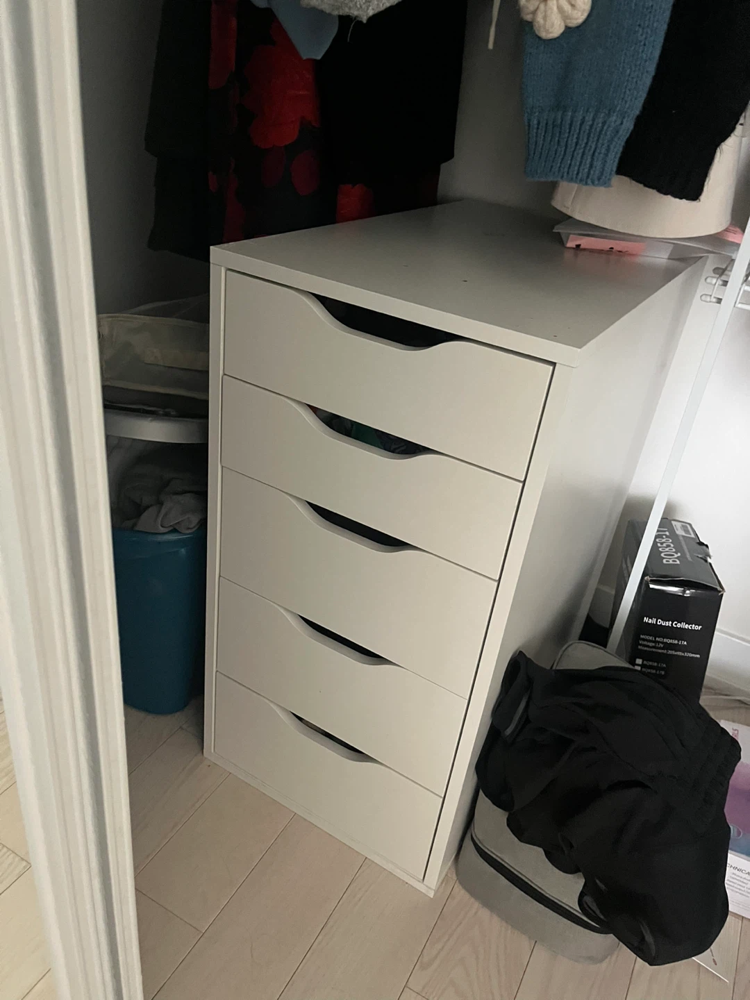 White 5-Drawer Alex Unit ikea