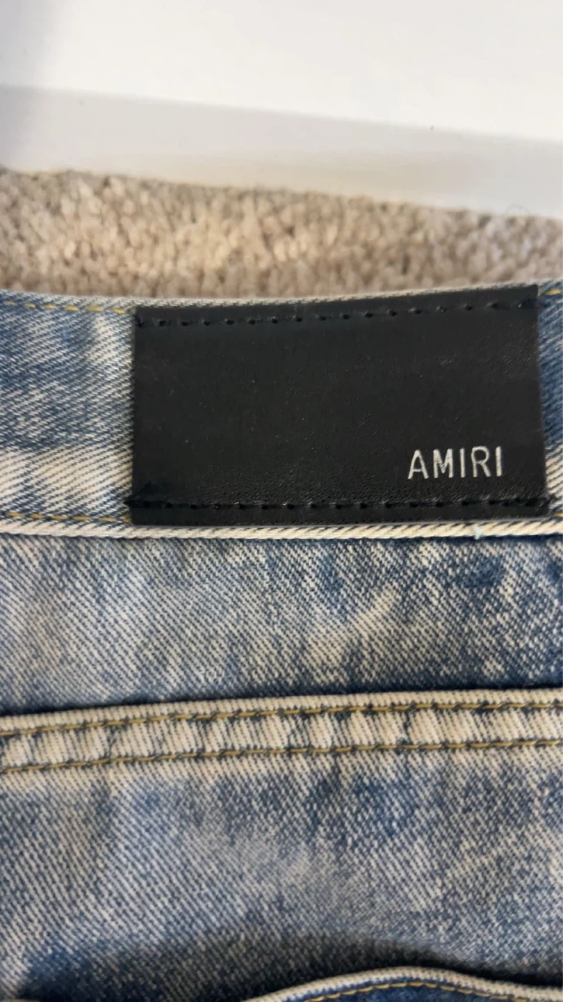 AMIRI Blue Denim Jeans - photo 3
