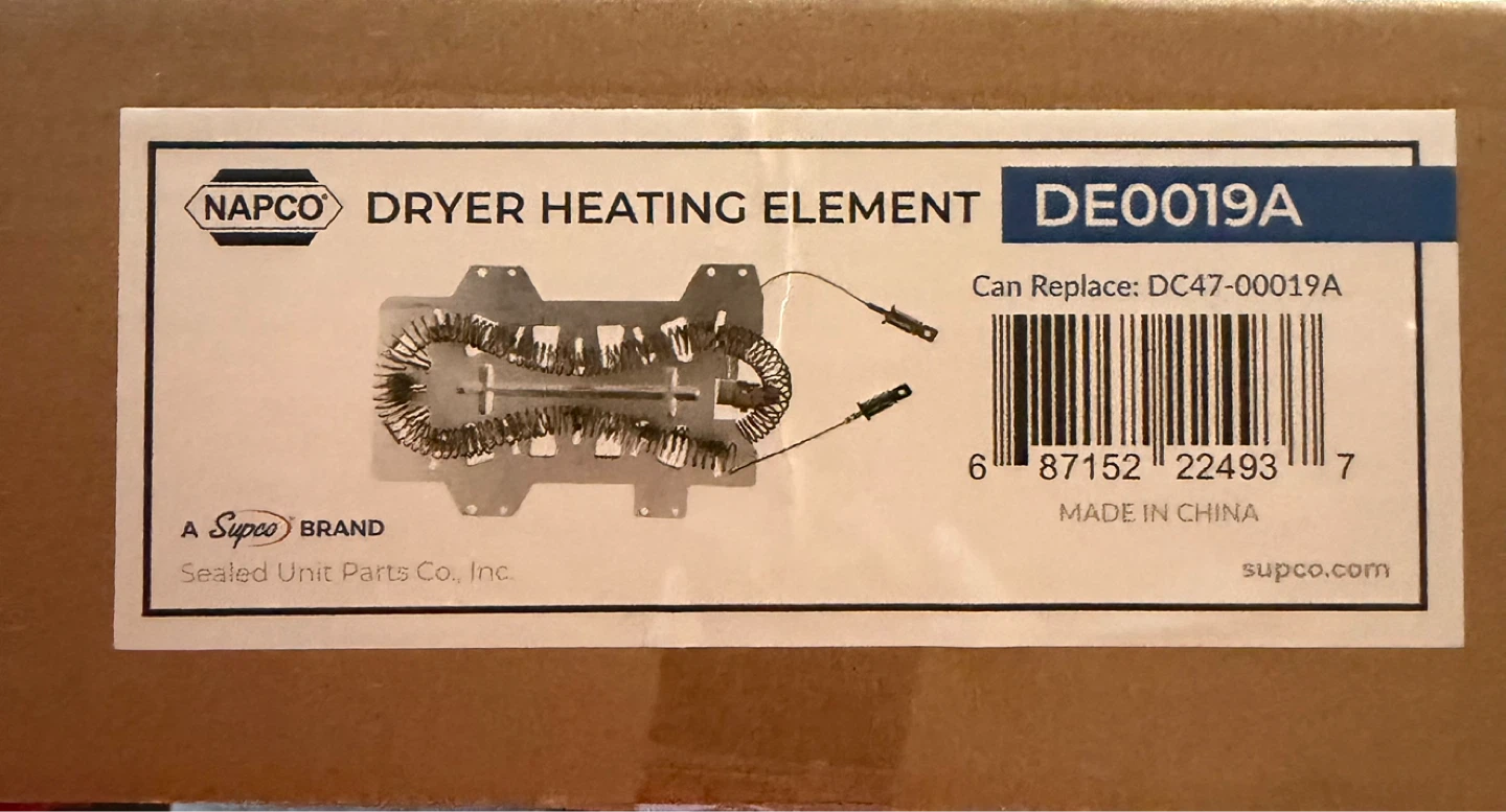 Kenmore Front Load Dryer + Dryer Heating Element - photo 2