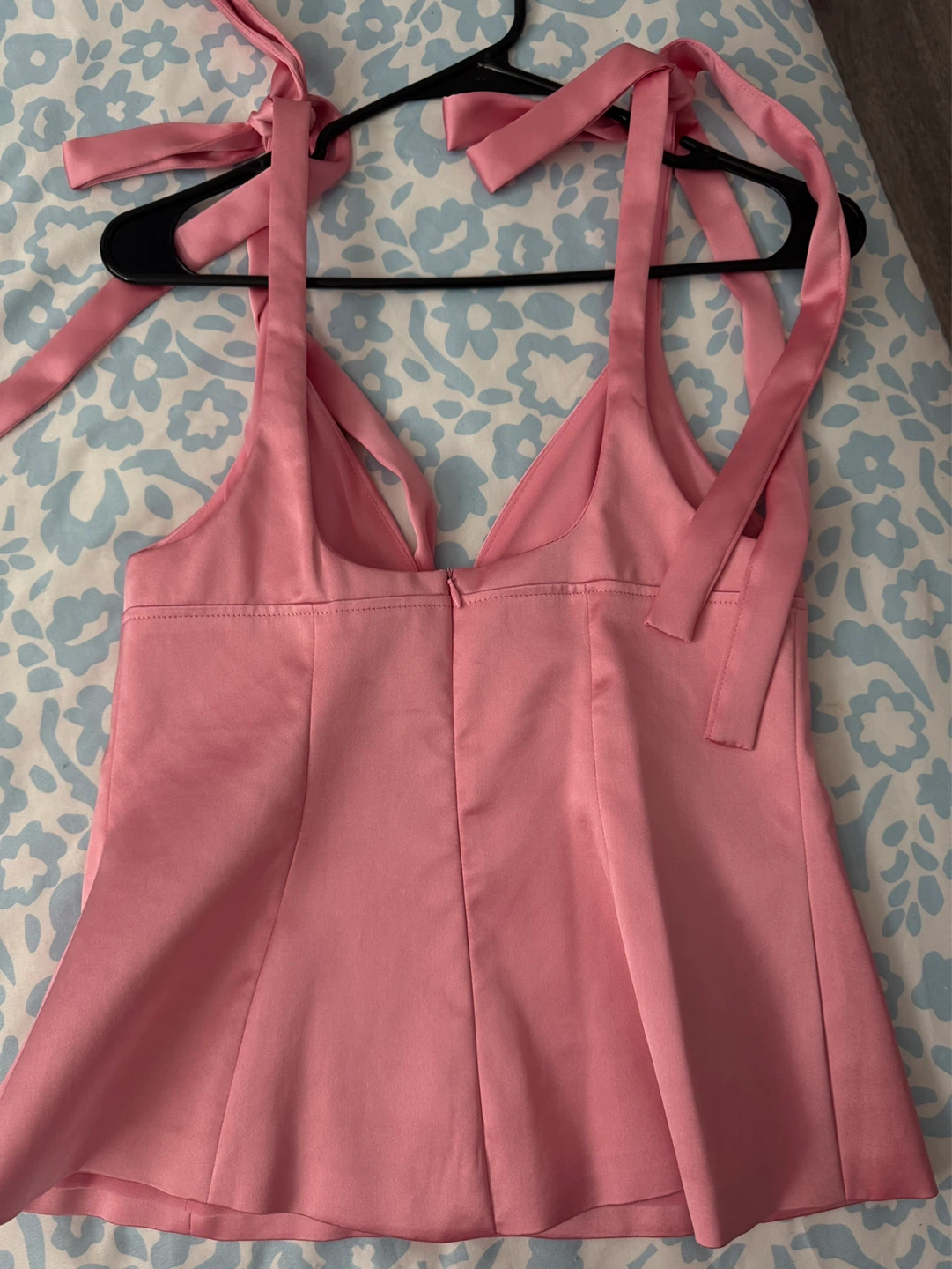 Zara Pink Satin Tank Top Size M - photo 4