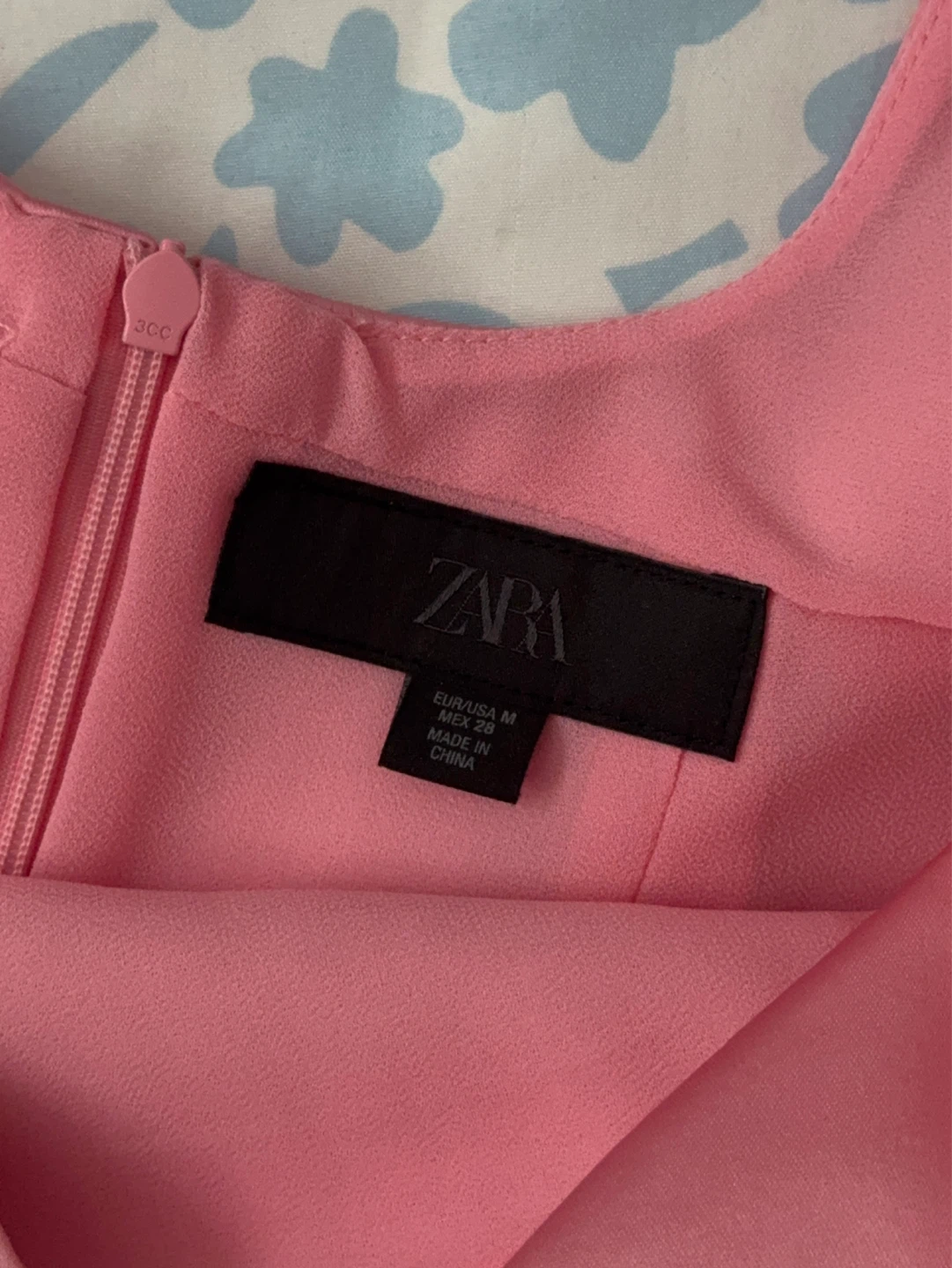 Zara Pink Satin Tank Top Size M - photo 3