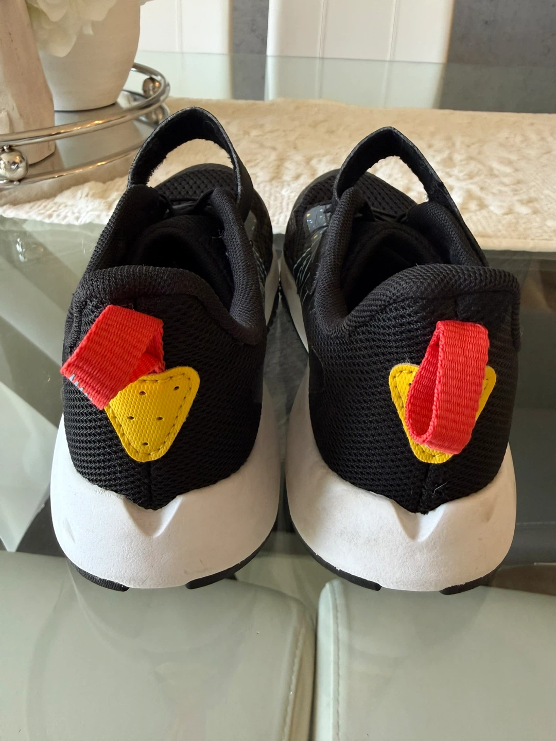 New Balance Kids Black Hook and Loop Running Shoes Size 2 - photo 2