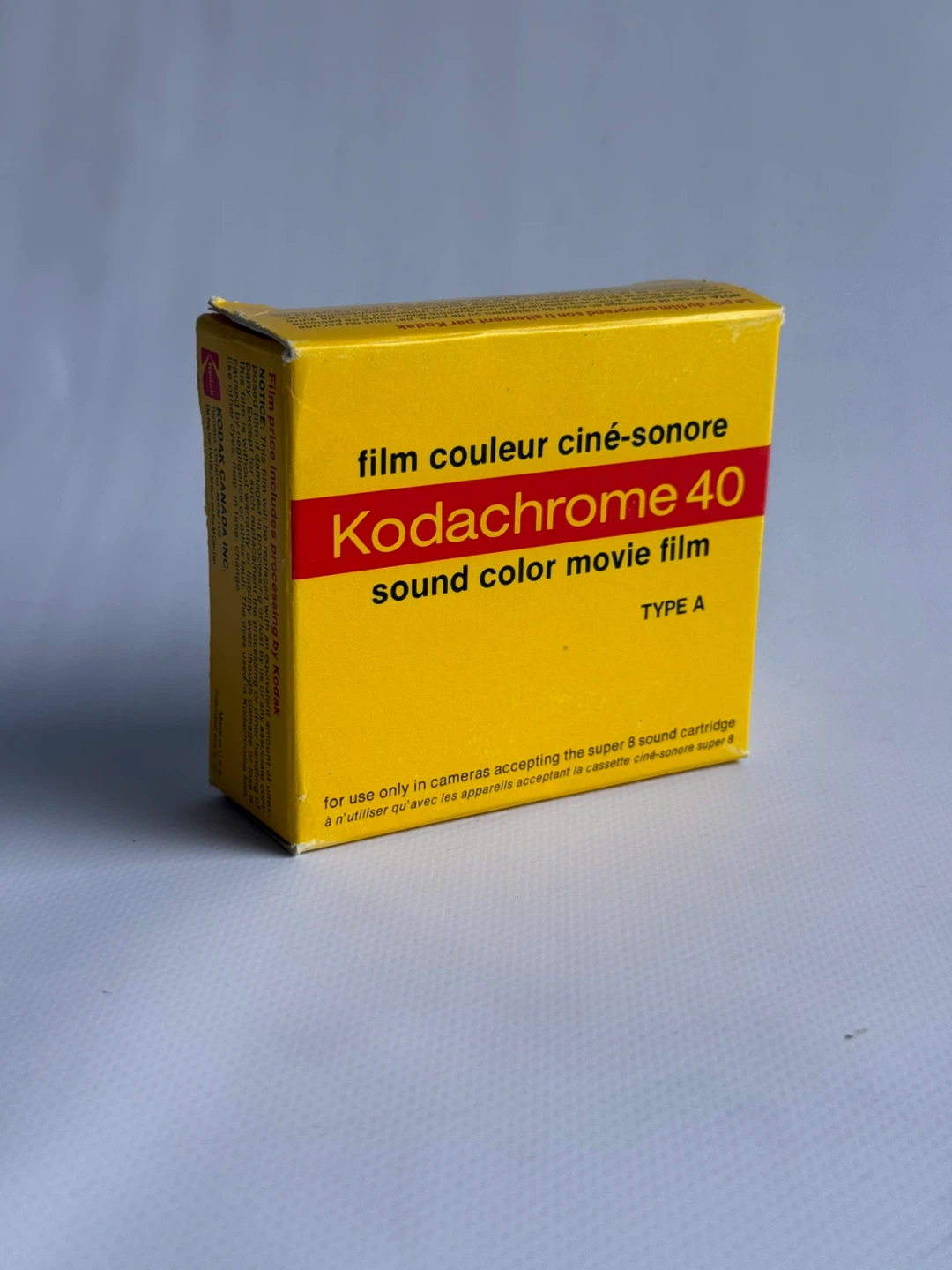 Kodak Kodachrome 40 Sound Color Movie Film Type A