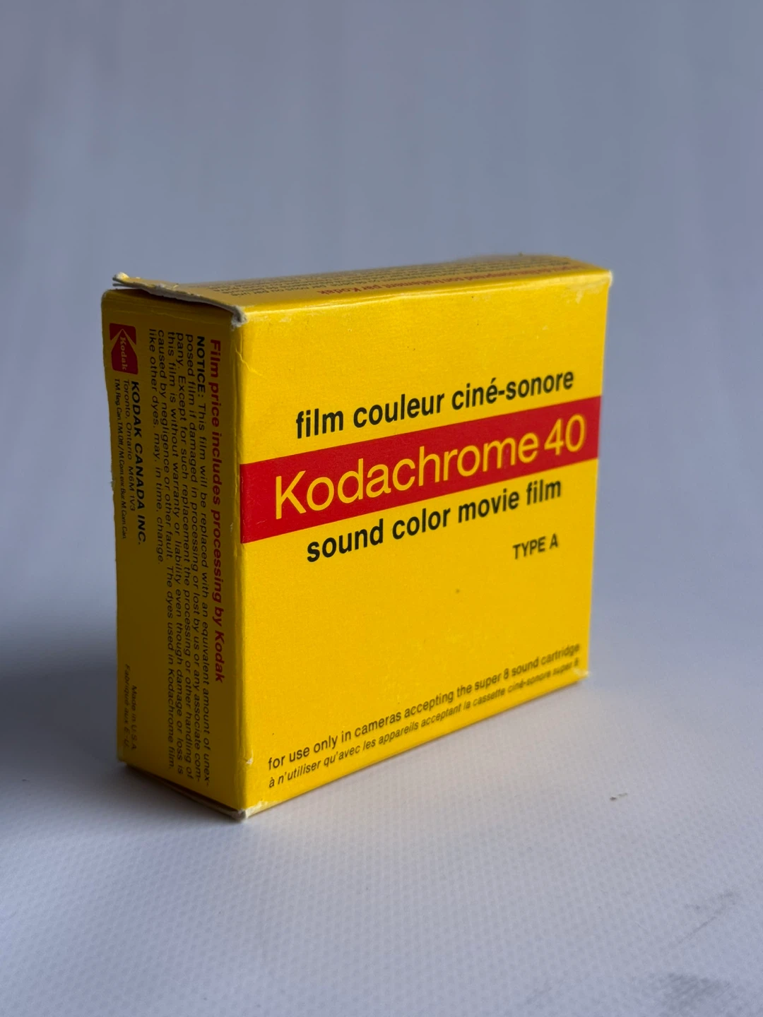 Kodak Kodachrome 40 Sound Color Movie Film Type A - photo 3