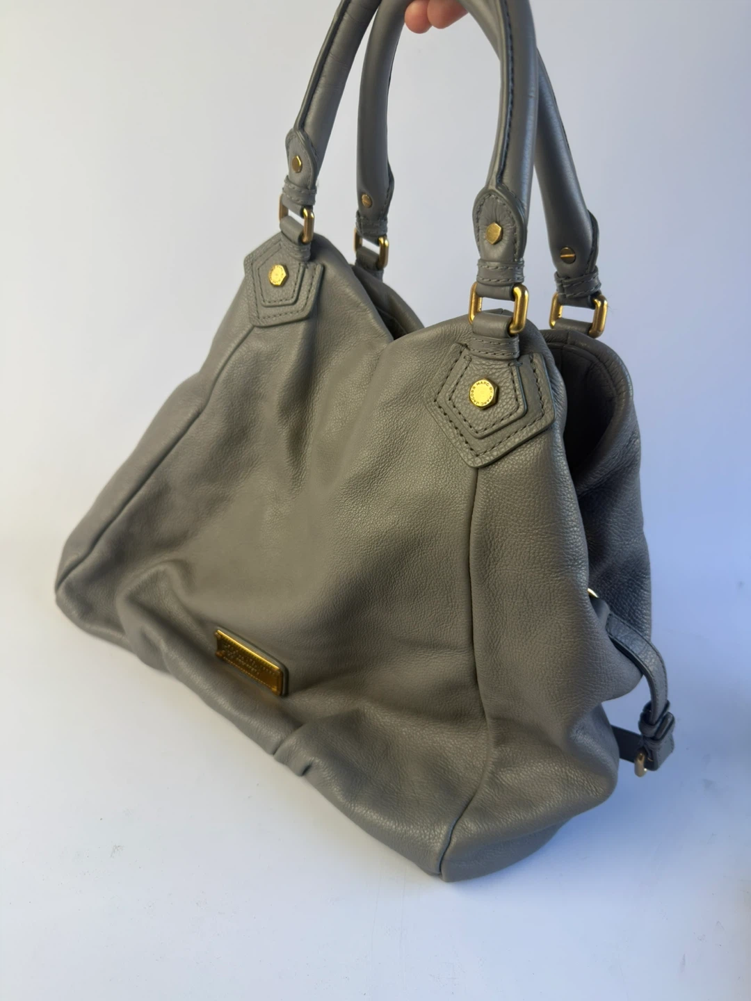 Marc by Marc Jacobs Standard Supply Grey Leather Tote Bag - photo 3