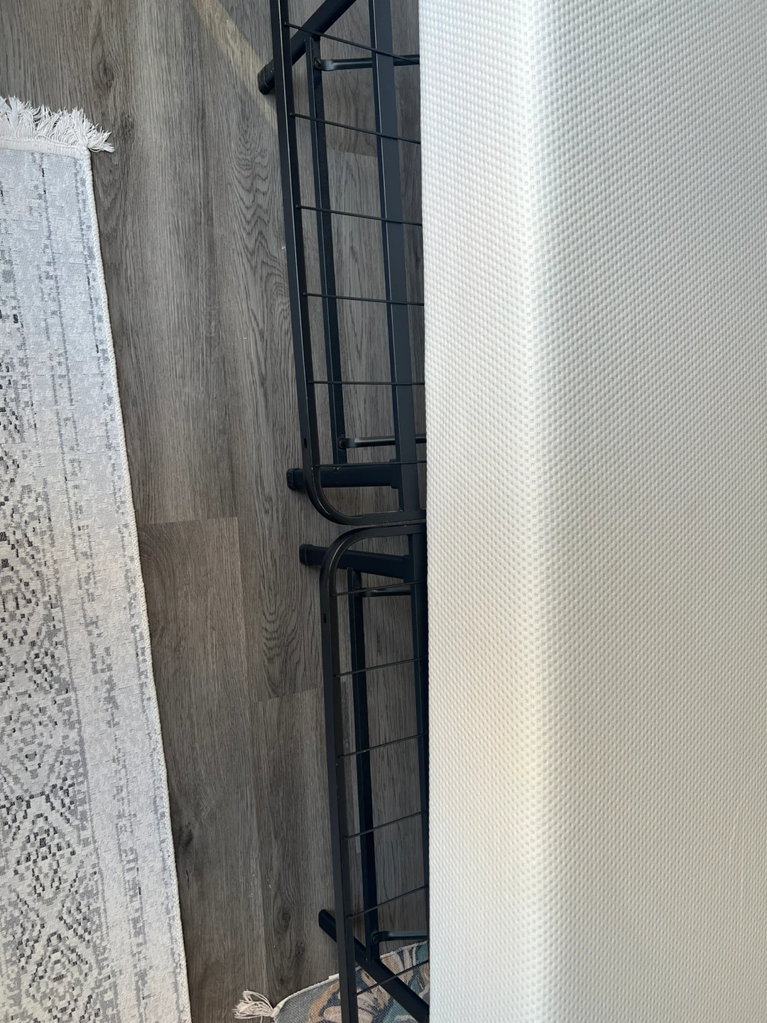 Metal Bed Frame Foundation - queen or 2 set of single - photo 2