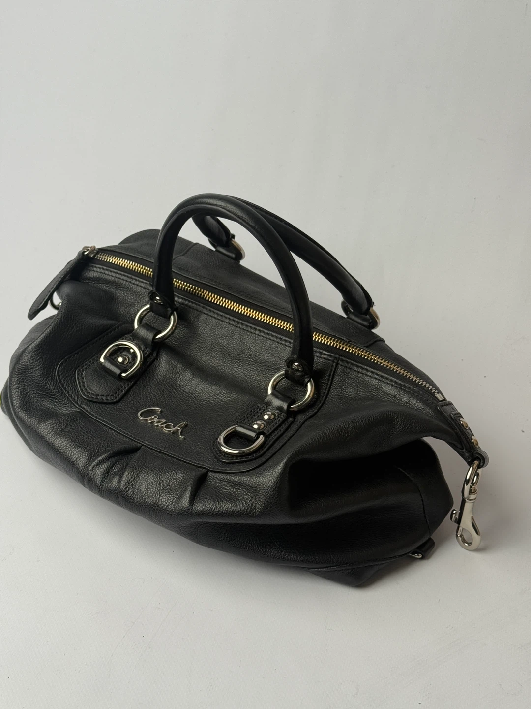 Coach Black Leather Handbag