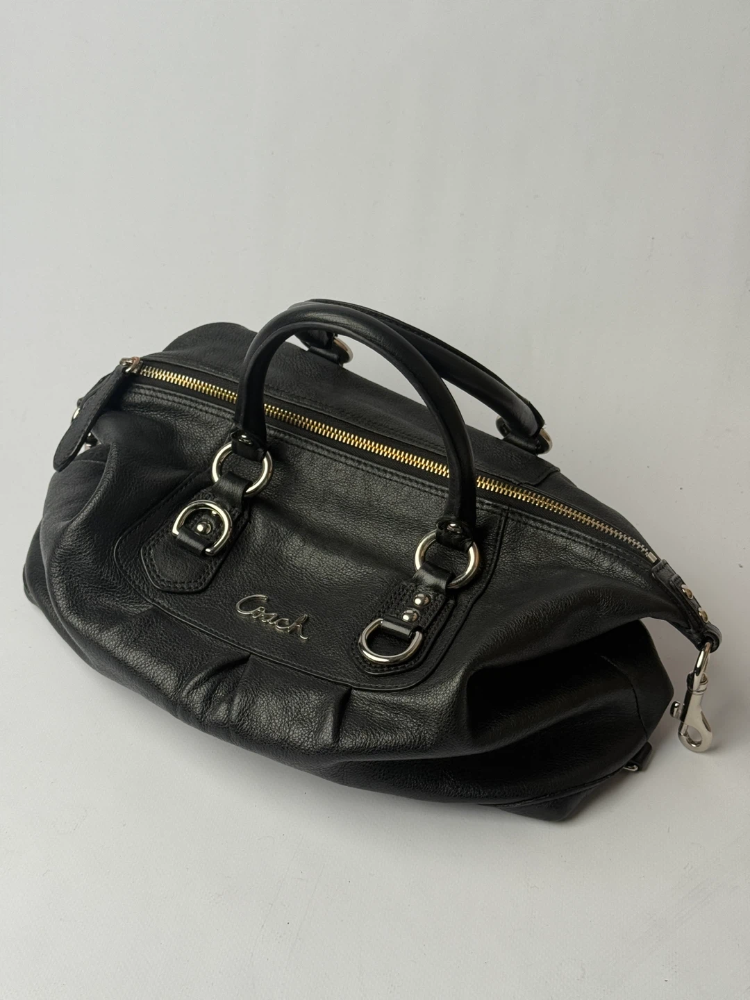Coach Black Leather Handbag - photo 3
